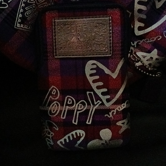 Coach poppy 4 piece set purse tote 2 change pursed - Picture 4 of 4